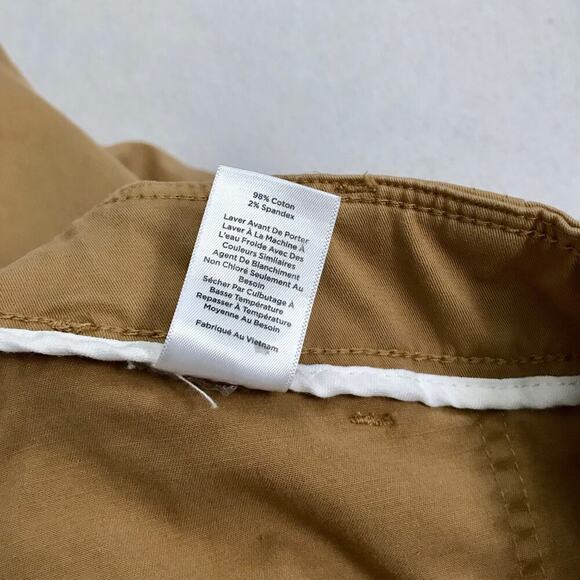 Talbots High Waist Patch Pocket Crop Pants Women 8 - Picture 10 of 11